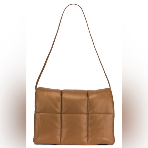 STAND STUDIO Wanda Faux Leather Clutch Bag in Taupe - Picture 6 of 12